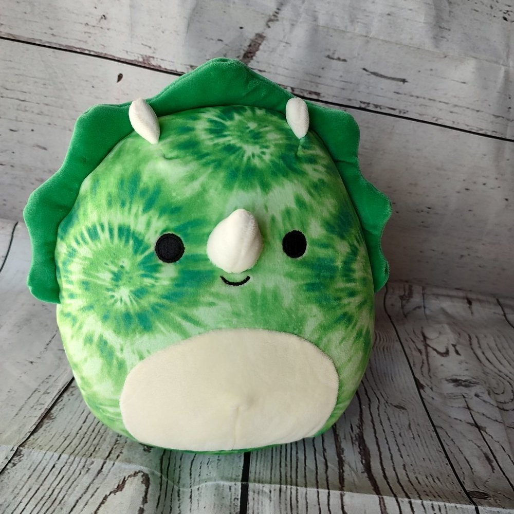 Squishmallows Rocio the Green Triceratops 8" Plush, Green Kelly Toy, 2021 NWT